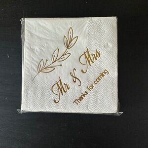 Mr. & Mrs. Cocktail Napkins